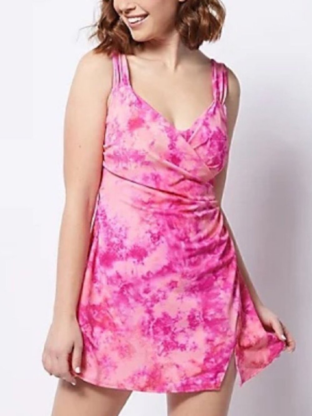 Isaac Mizrahi Live! Bridgehampton Swim Dress